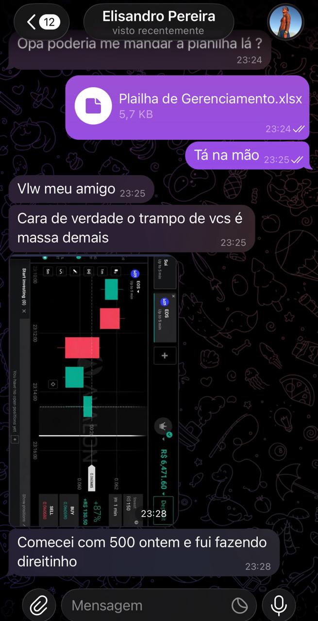 Relato de Elisandro sobre a estrutura e o grupo